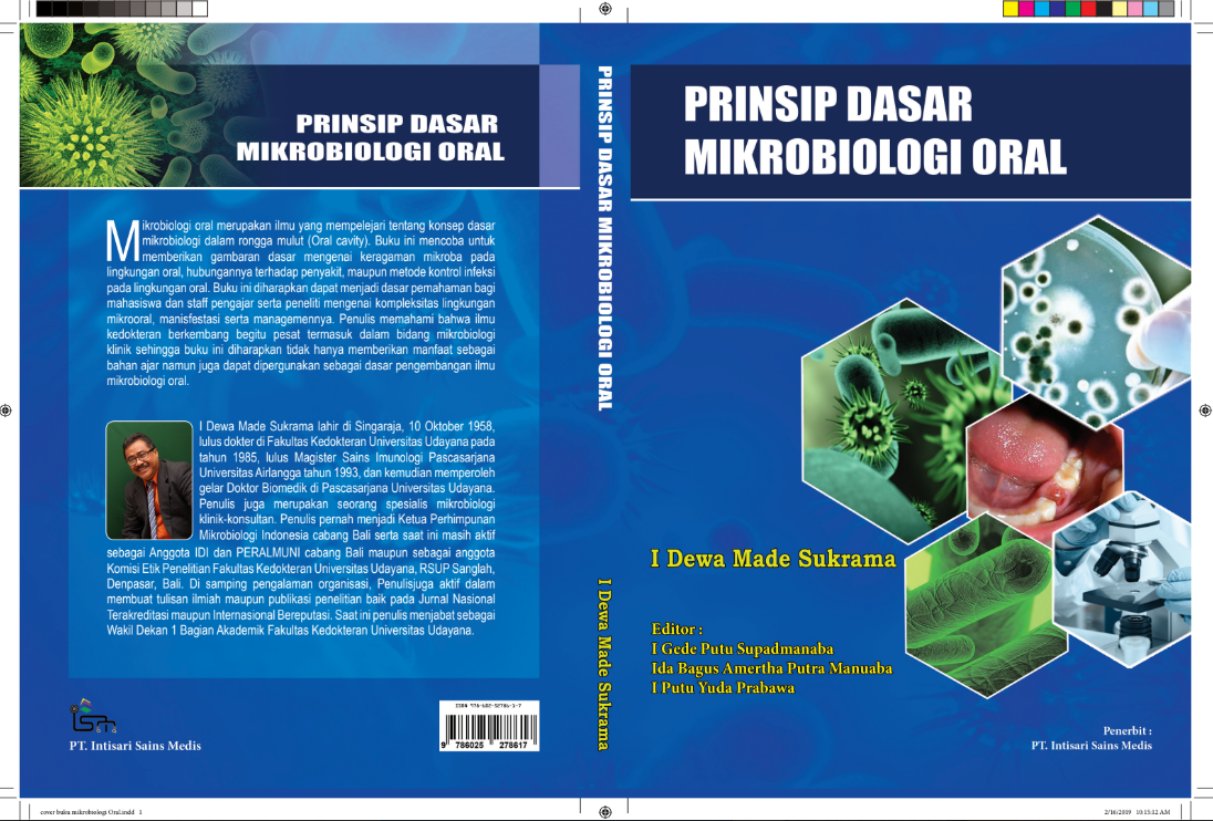 Cover Prinsip Dasar Mikrobiologi Oral Oleh I Dewa Made Sukrama